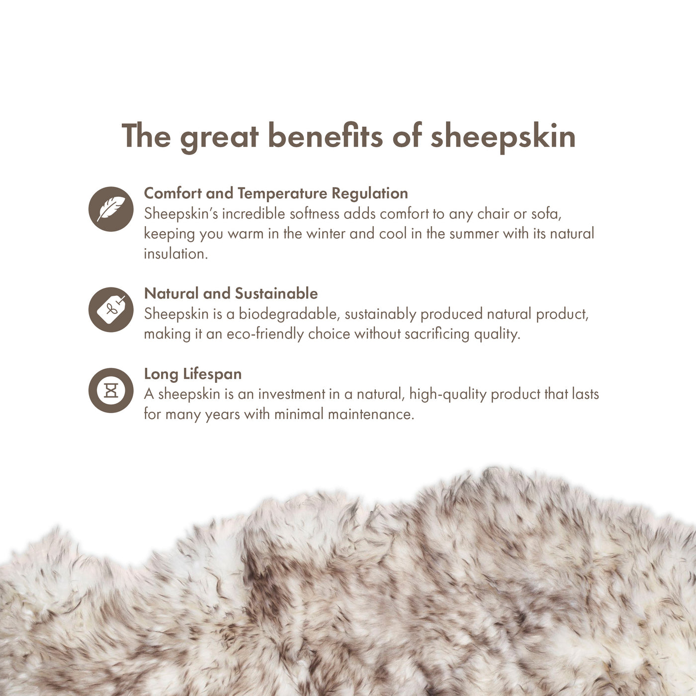 Longwool sheepskin benefits: comfort, sustainability and long lifespan - Wolf Tip