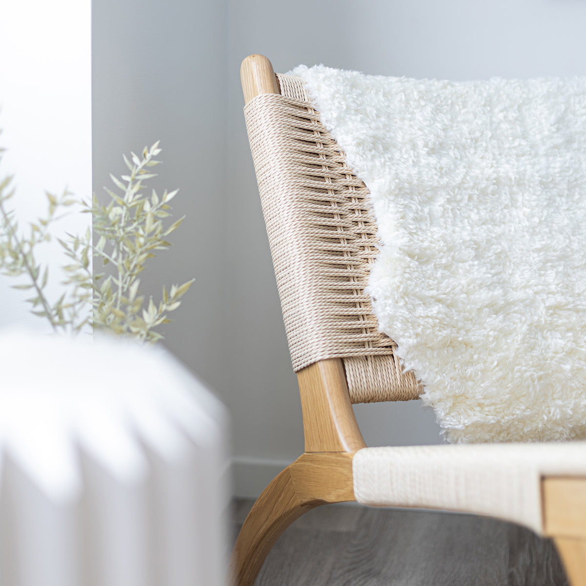 Nordic Curly Sheepskin · Single - Ivory