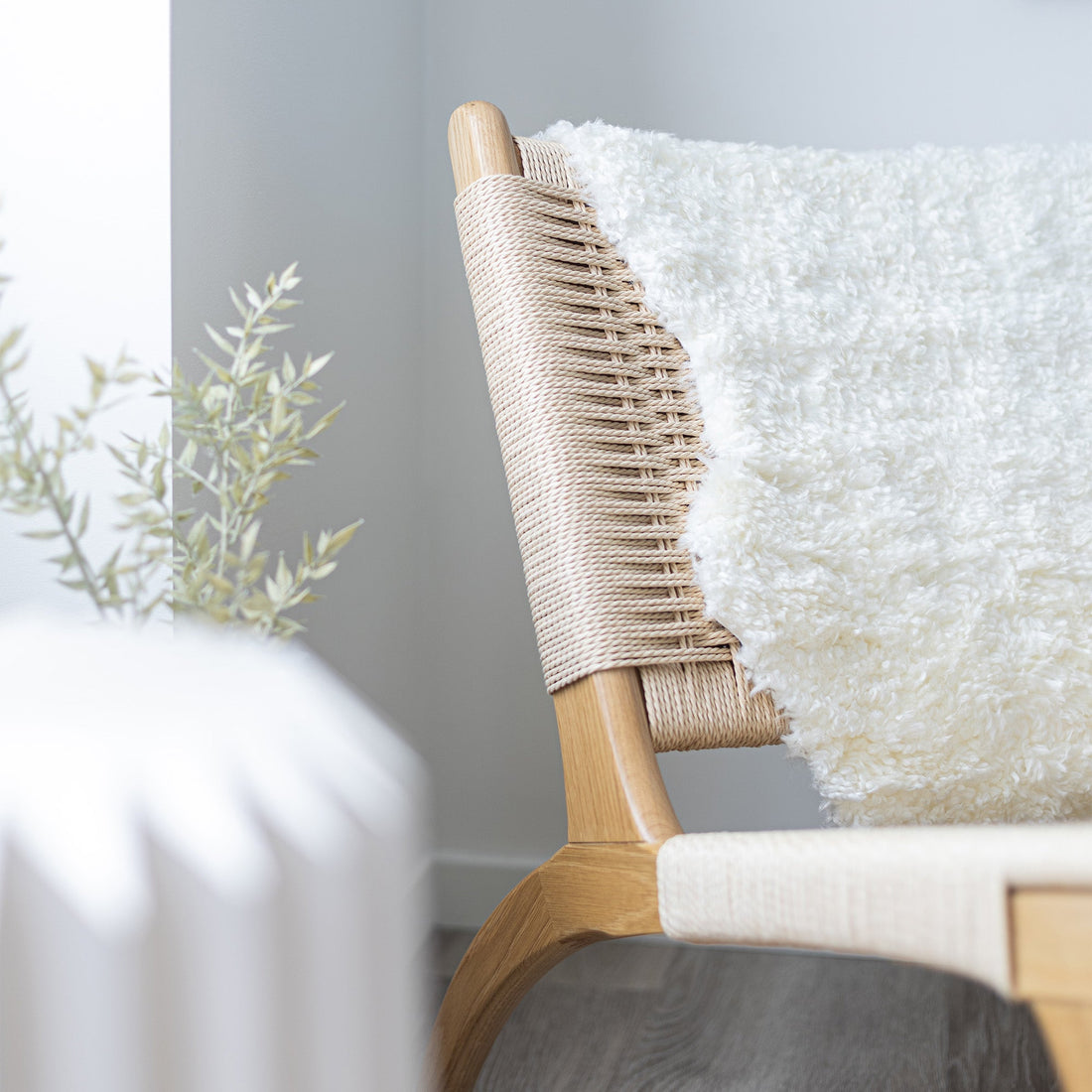 Nordic Sheepskin Set approx. 35 in each - Curly Ivory