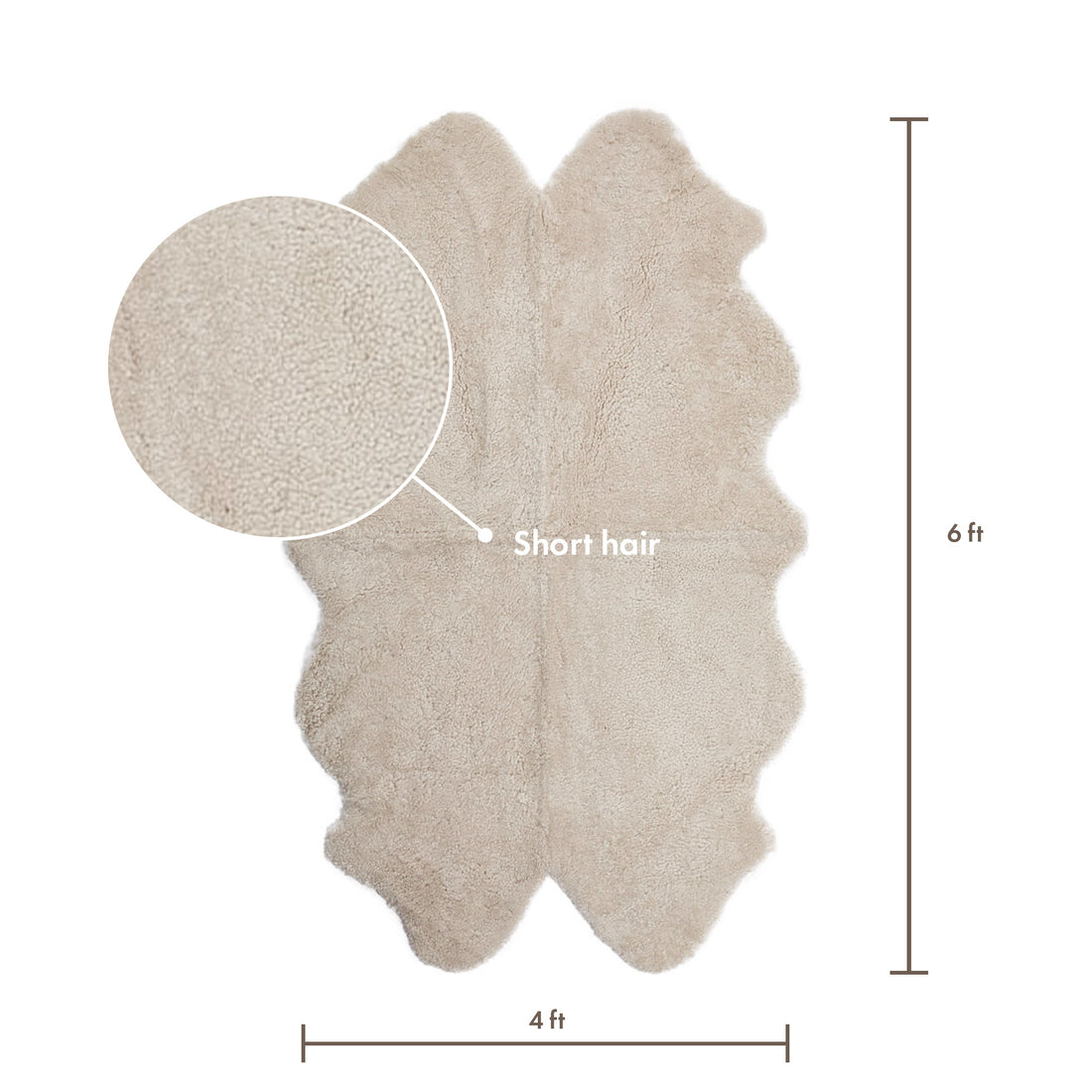 Nordic Curly Sheepskin · Quad