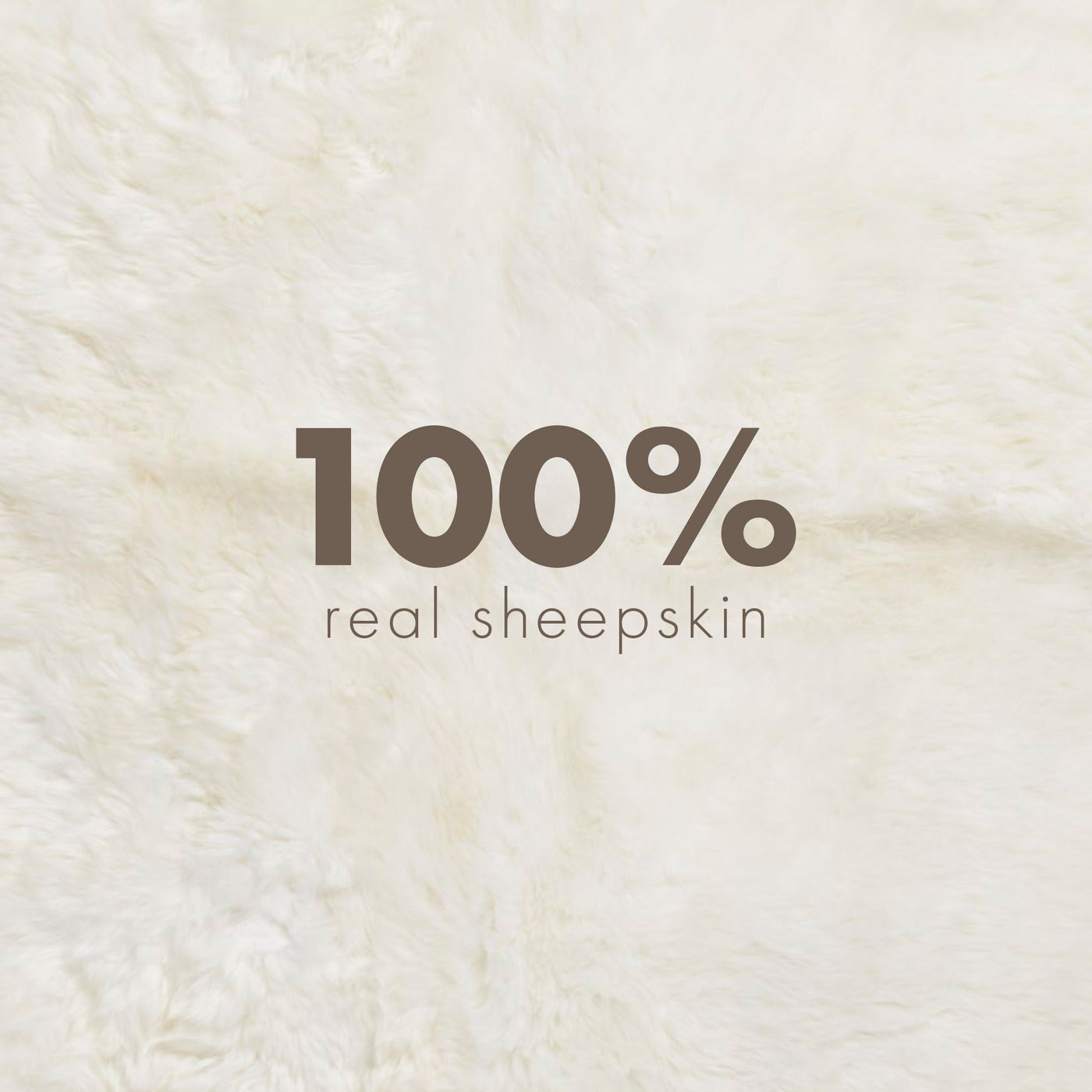 Merino Sheepskin Rug Long Wool 67x43 in - Ivory