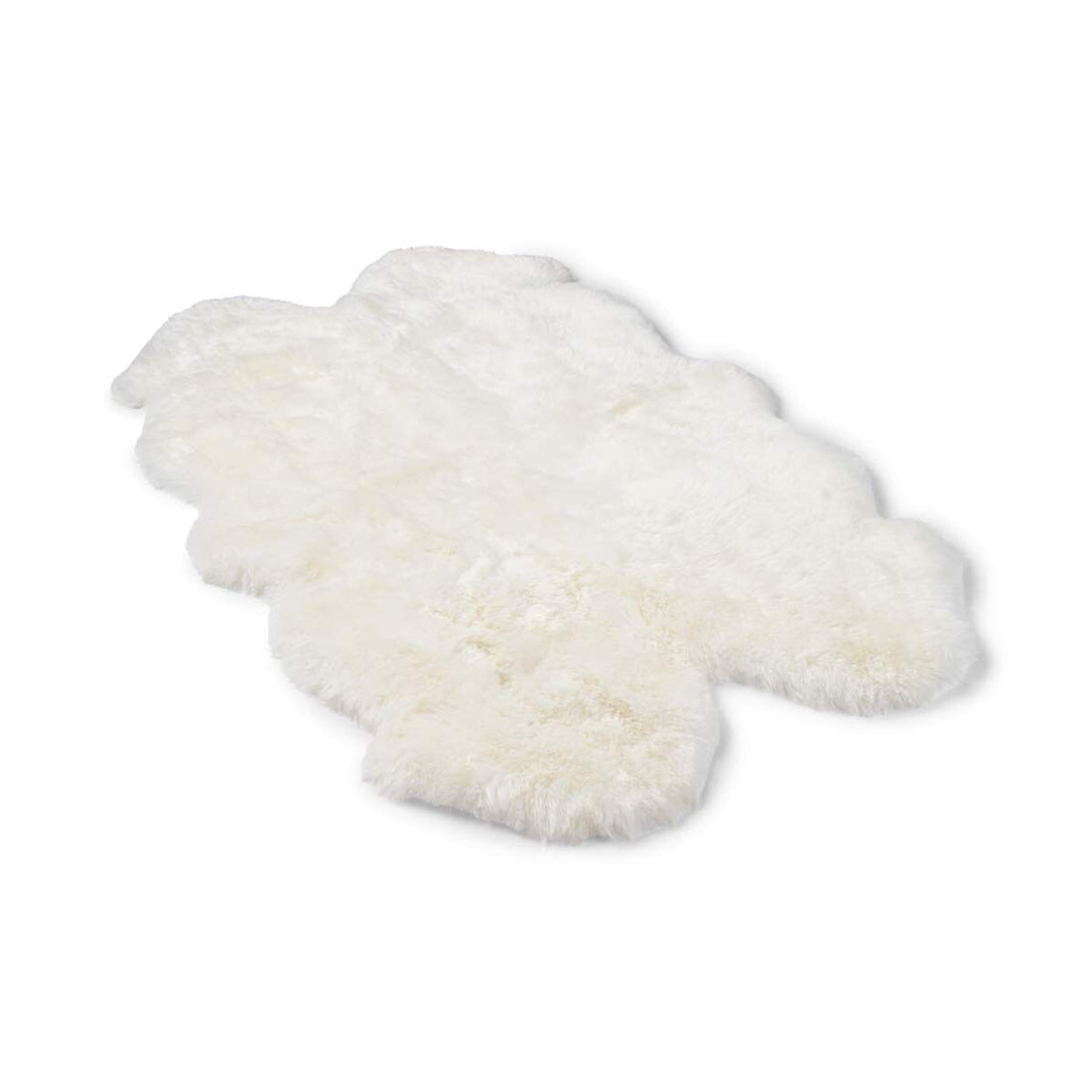 Merino Sheepskin Rug Long Wool 67x43 in - Ivory