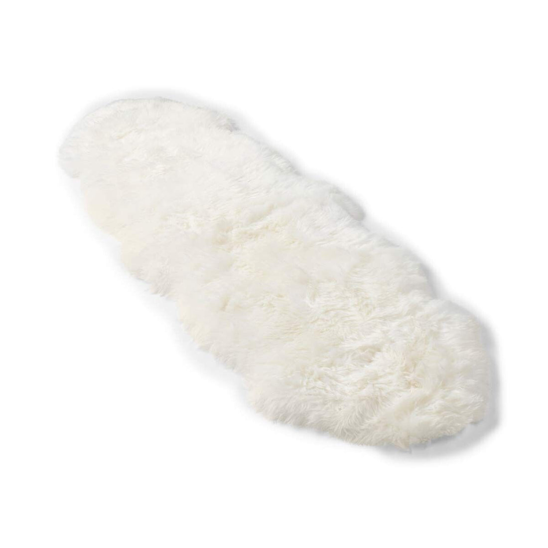 Merino Double Sheepskin Long Wool 67x24 in - Ivory