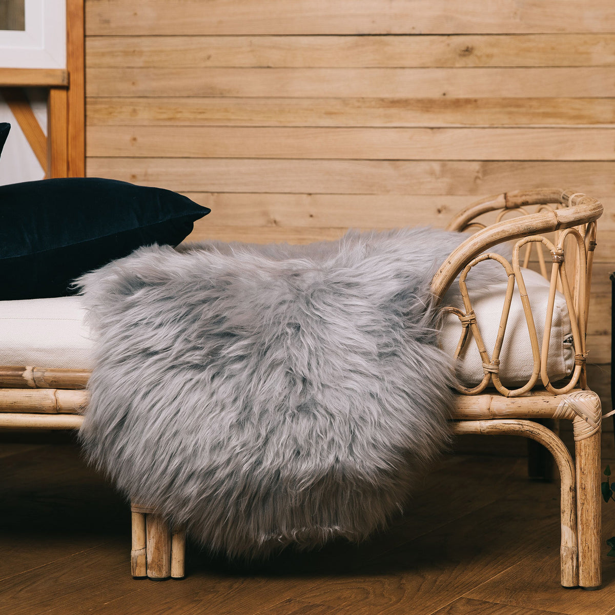 Nordic Longwool Sheepskin · Single - Light Grey