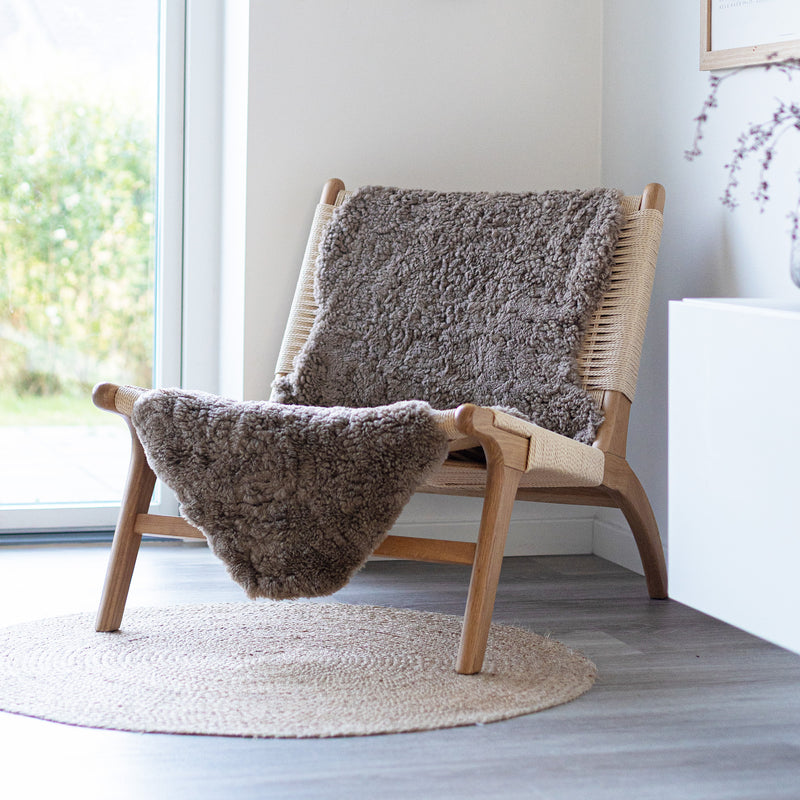 Nordic Curly Sheepskin · Double Taupe