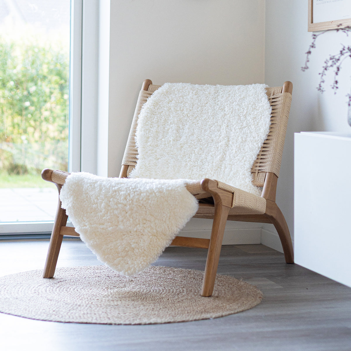 Nordic Curly Sheepskin · Double - Ivory