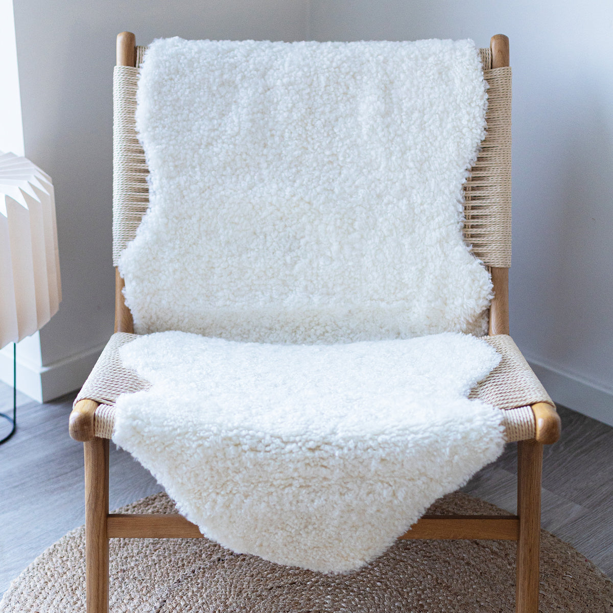 Nordic Curly Sheepskin · Double - Ivory