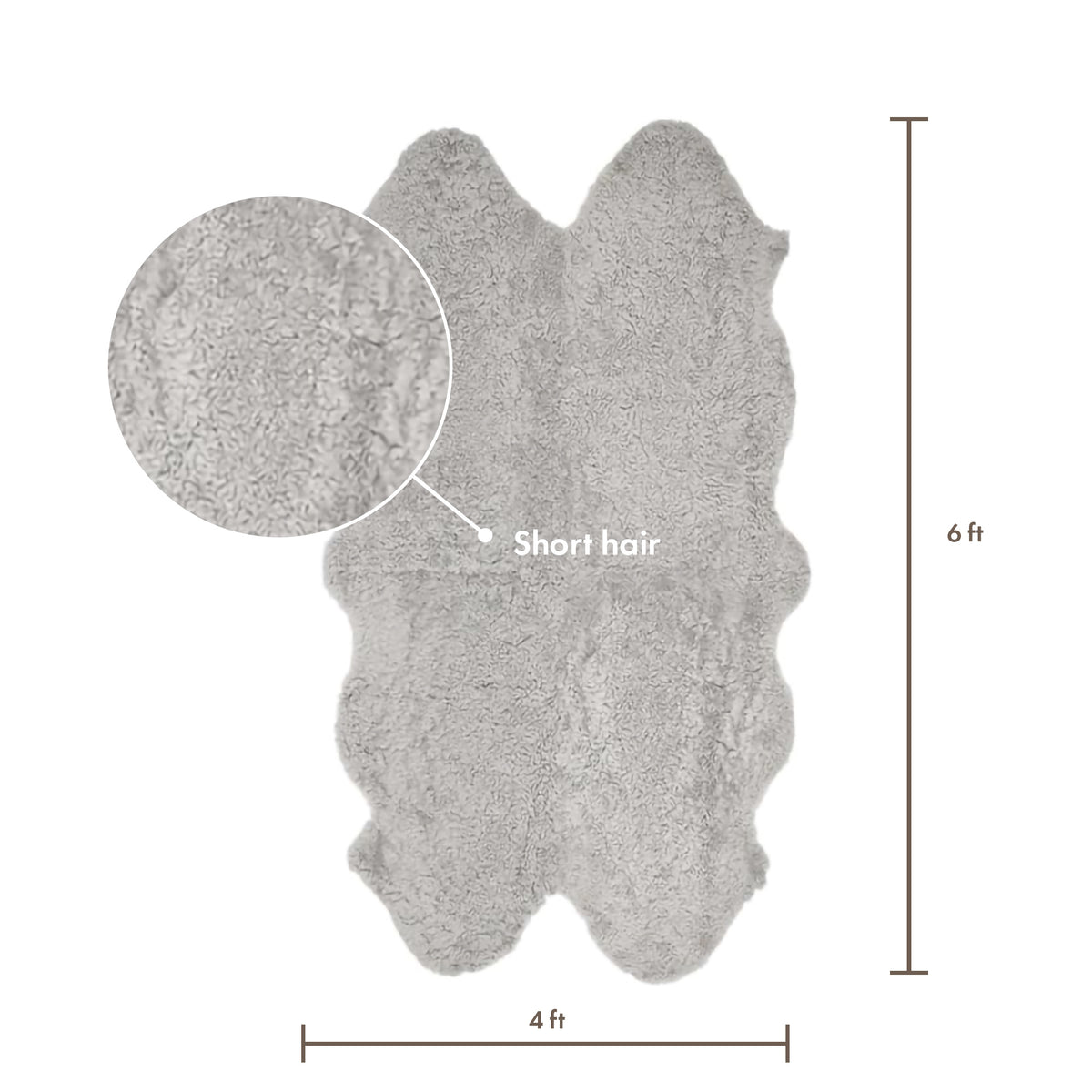 Nordic Curly Sheepskin · Quad