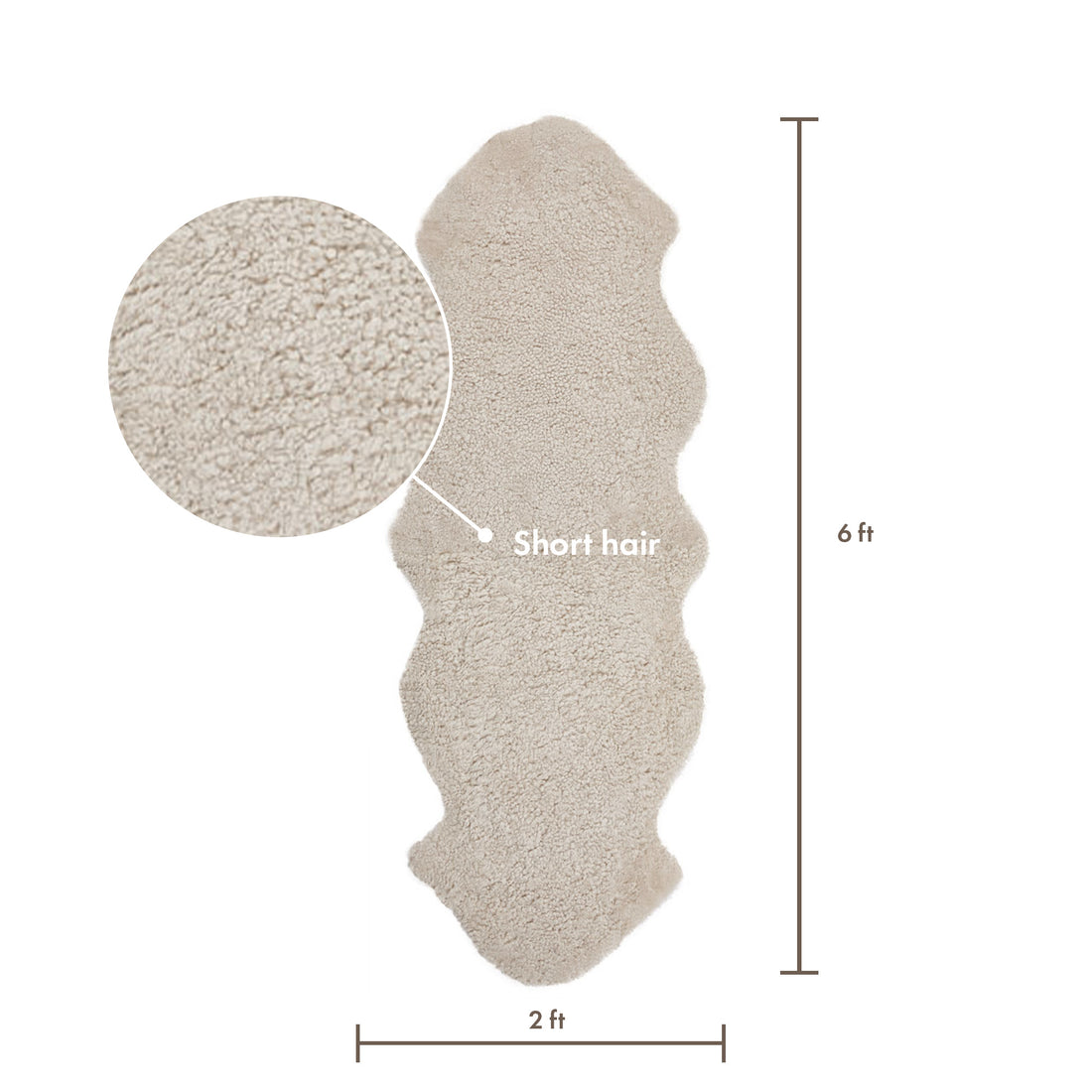 Nordic Curly Sheepskin · Double