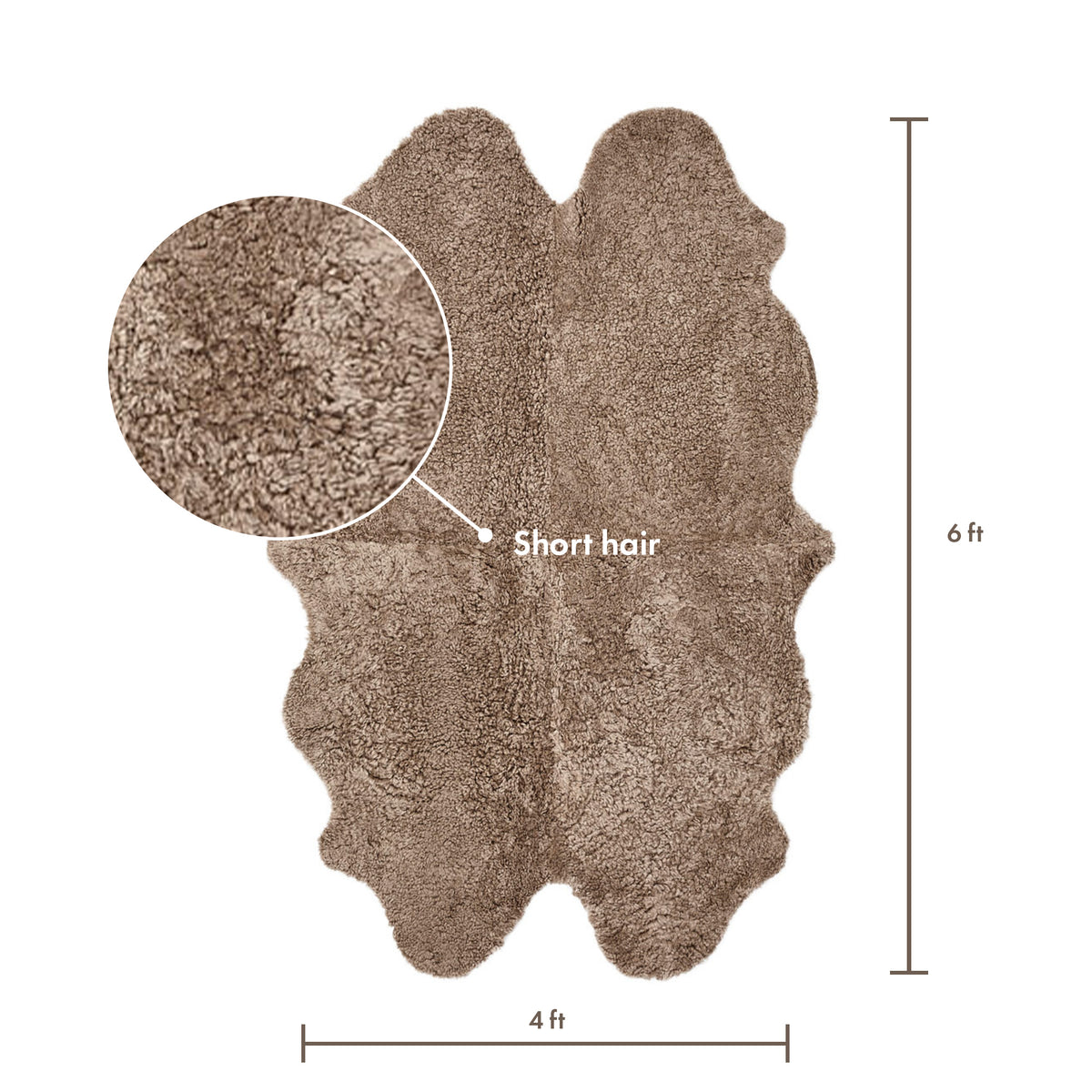 Nordic Curly Sheepskin · Quad