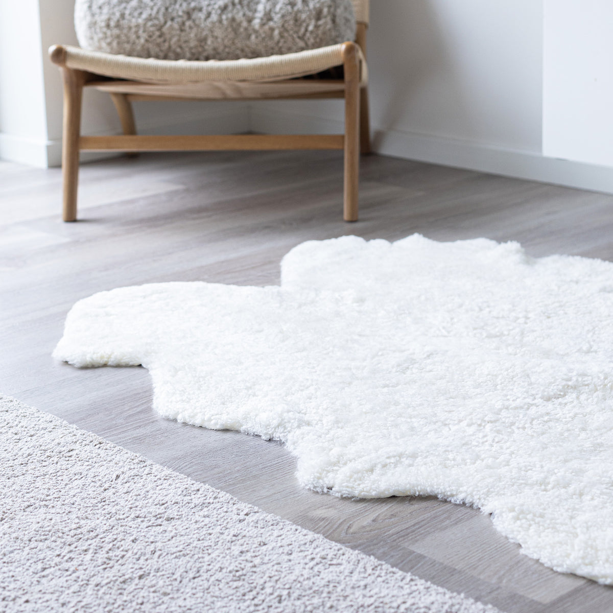 Nordic Curly Sheepskin · Quad - Ivory