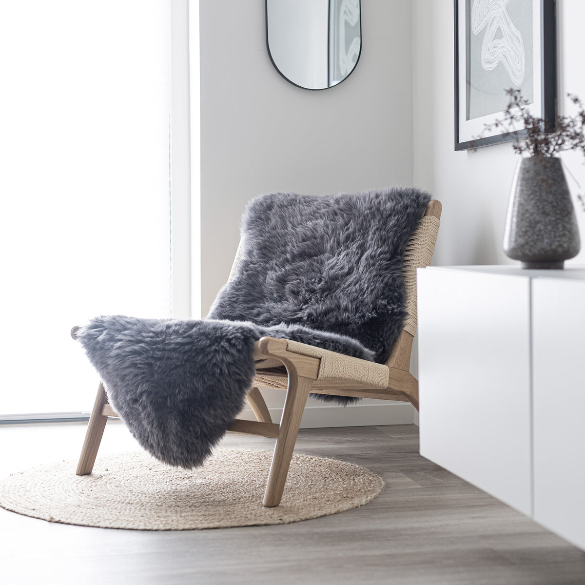 Nordic Longwool Sheepskin · Double - Steel