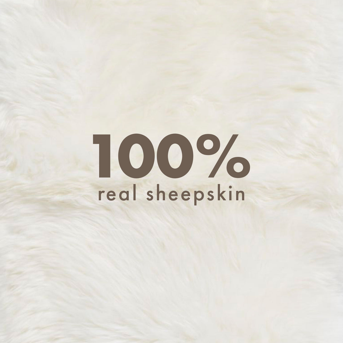 Merino Double Sheepskin Long Wool 67x24 in - Ivory