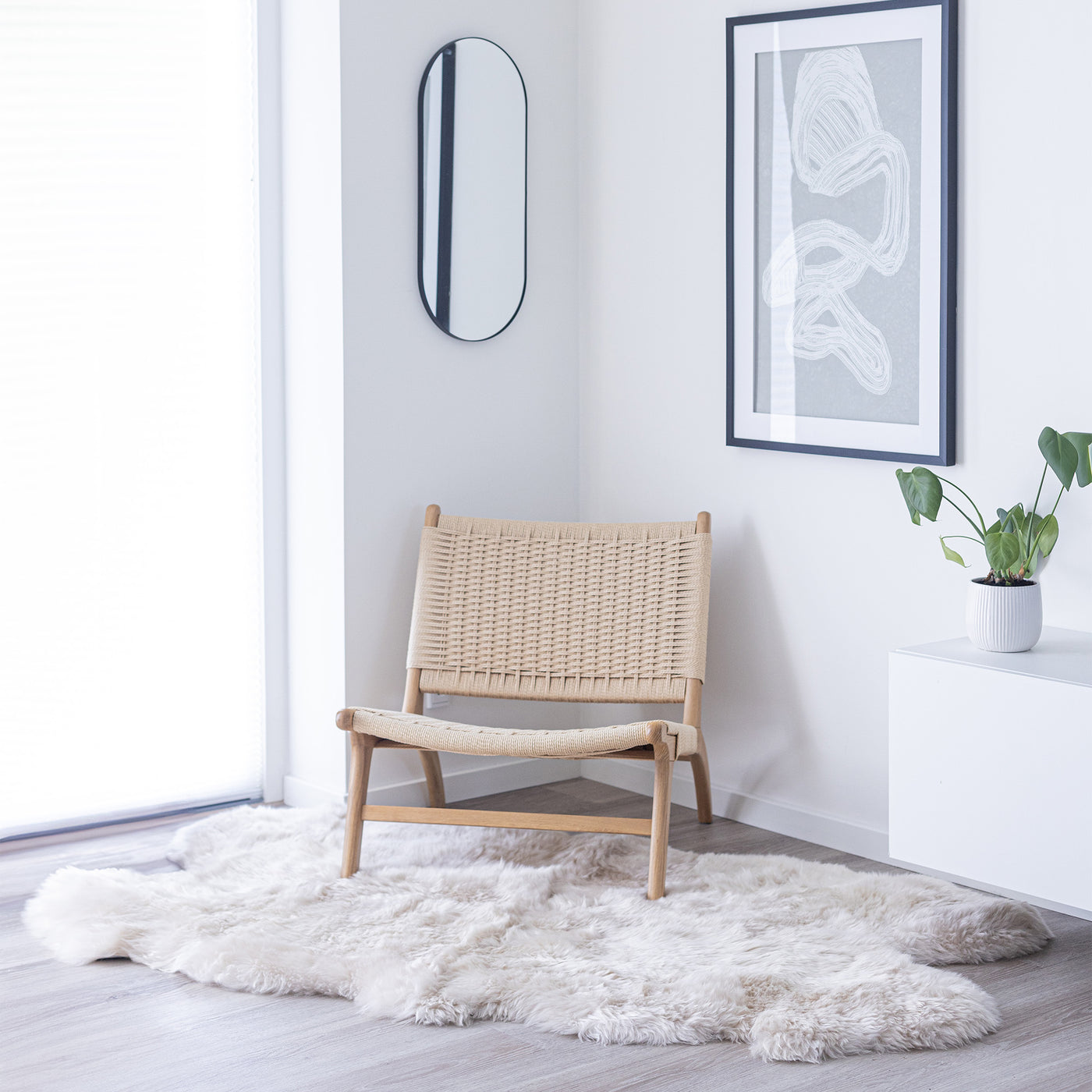 Nordic Longwool Sheepskin · Quad