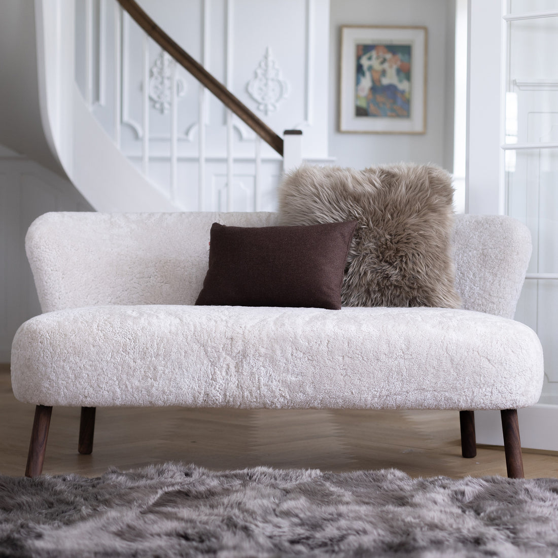 Merino Sheepskin Rug | Long Wool | 67x43 in