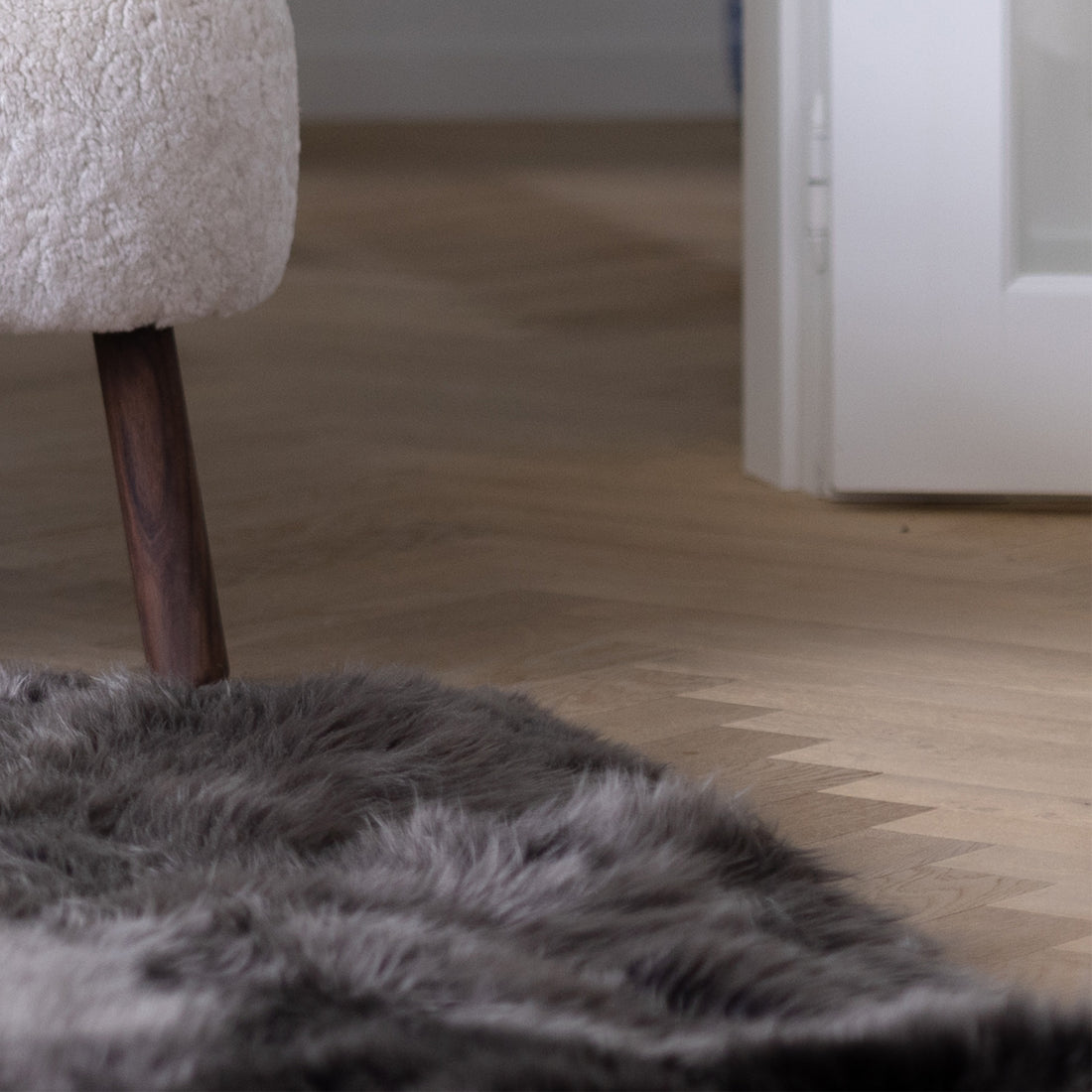 Merino Sheepskin Rug | Long Wool | 67x43 in