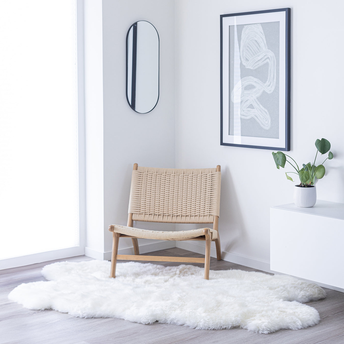 Nordic Longwool Sheepskin · Quad