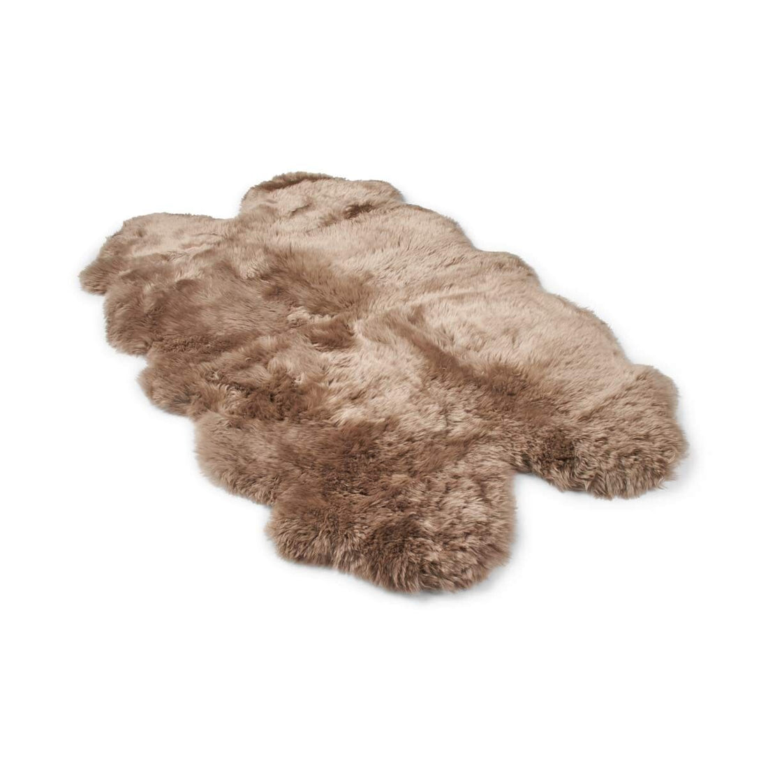 Merino Sheepskin Rug Long Wool 67x43 in - Taupe