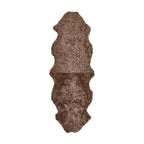  Double Sheepskin Rug | New Zealand | Short Wool curly Taupe