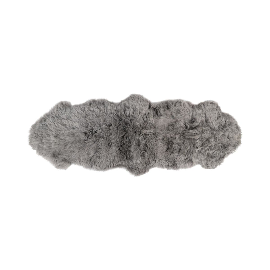 Merino Double Sheepskin Long Wool 67x24 in - Steel