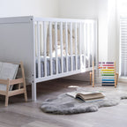 Baby Sheepskin | Short Wool | New Zealand Light Grey