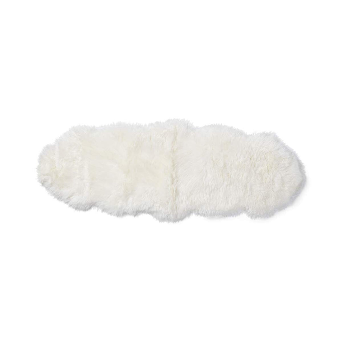 Merino Double Sheepskin Long Wool 67x24 in - Ivory