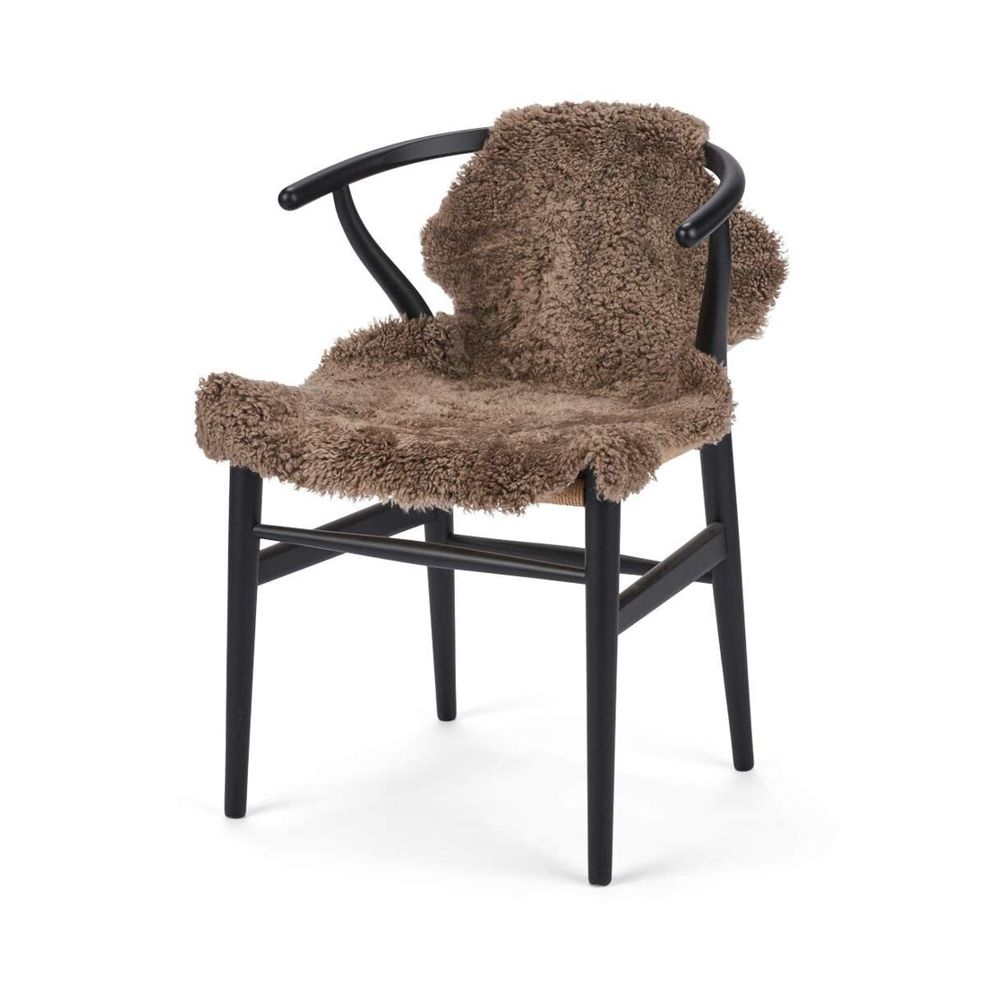 Nordic Sheepskin Set of Four approx. 35 in each - Curly Taupe