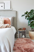 Merino Double Sheepskin | Long Wool | 67x24 in Rosa