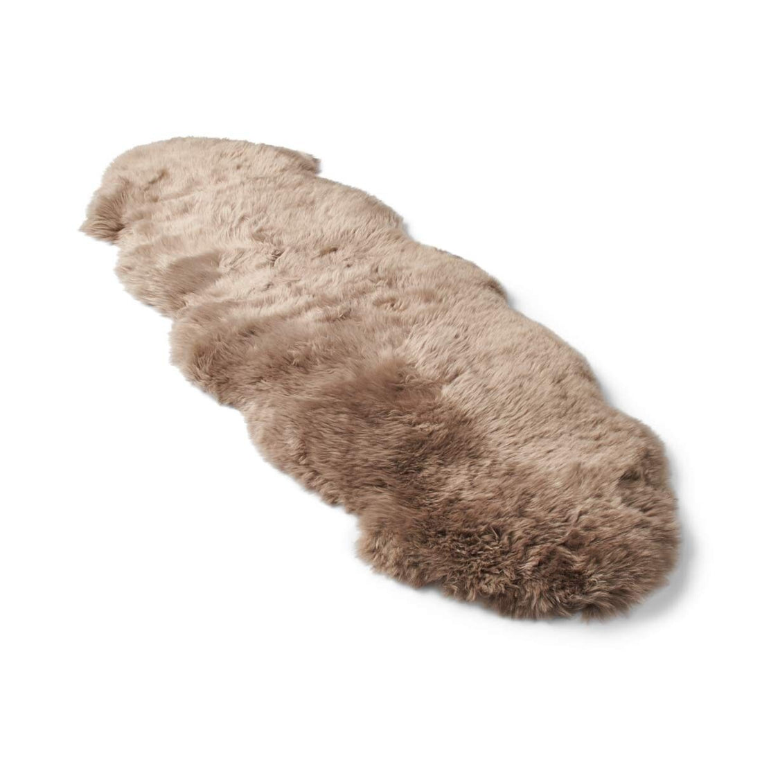 Merino Double Sheepskin Long Wool 67x24 in - Taupe